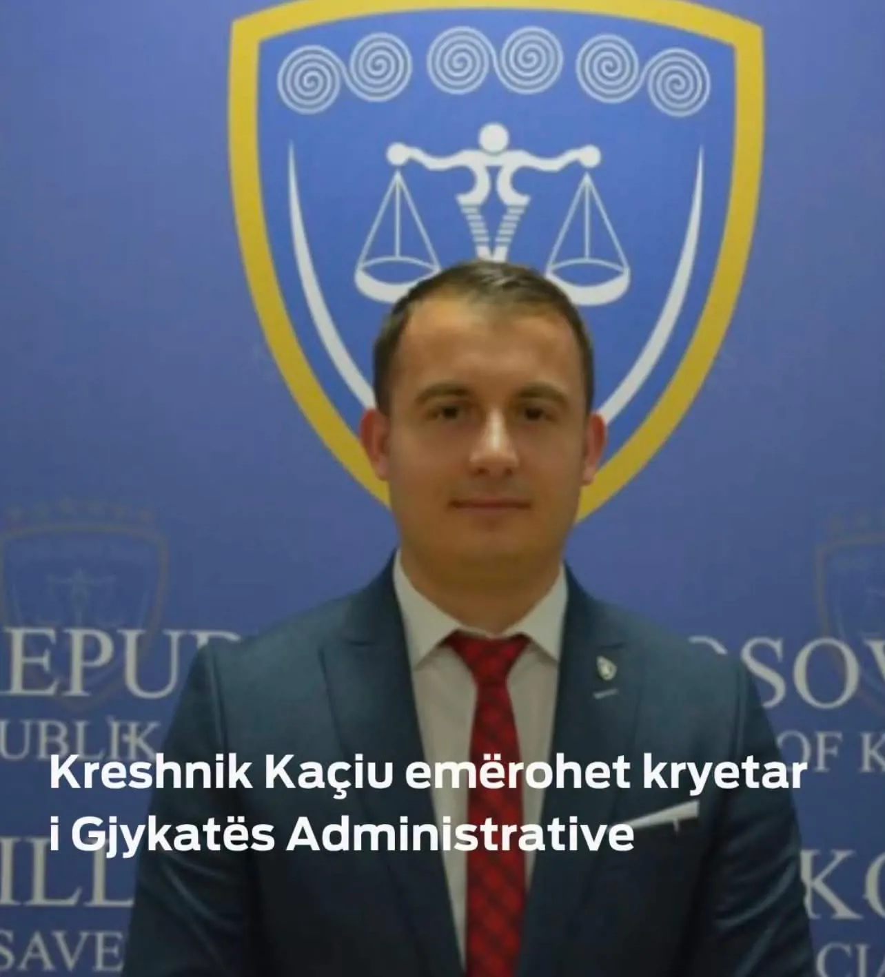 Këshilli i Gjyqësor i Kosovës ka emëruar Kreshnik Kaçiun kryetar të Gjykatës Administrative